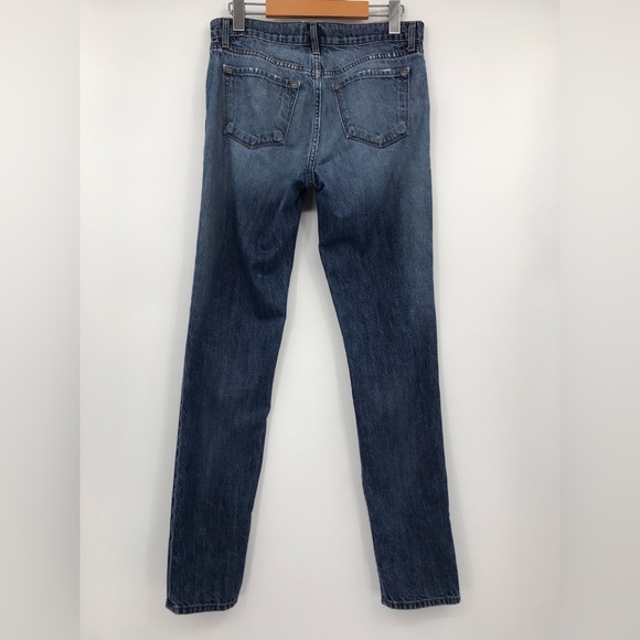J Brand Jake Jeans Adored Size 25 Medium Wash Denim Distressed - Picture 2 of 3